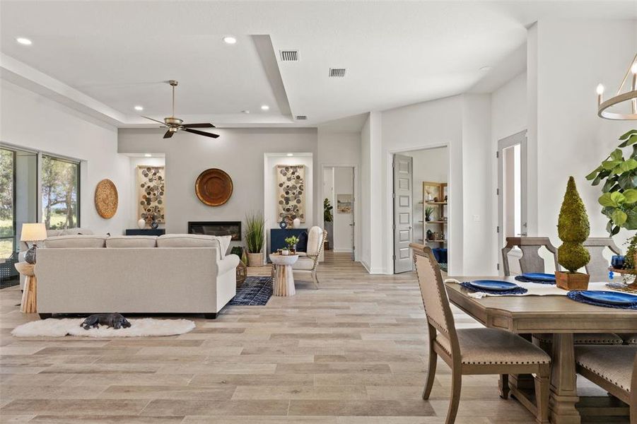 Furnished interior view inside a new home in , Lecanto (Image 43).