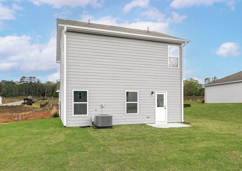 The backyard of the Charleston