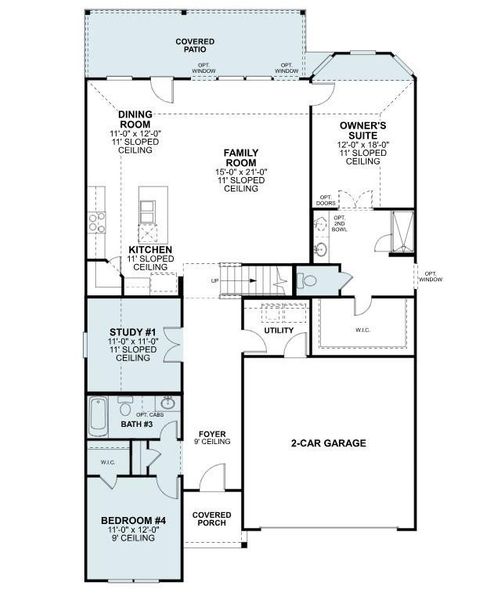 2D floor plan layout of this home in Summerview, Fulshear, TX (Image 6). 2D floor plan layout of this home in Summerview, Fulshear, TX (Image 6).