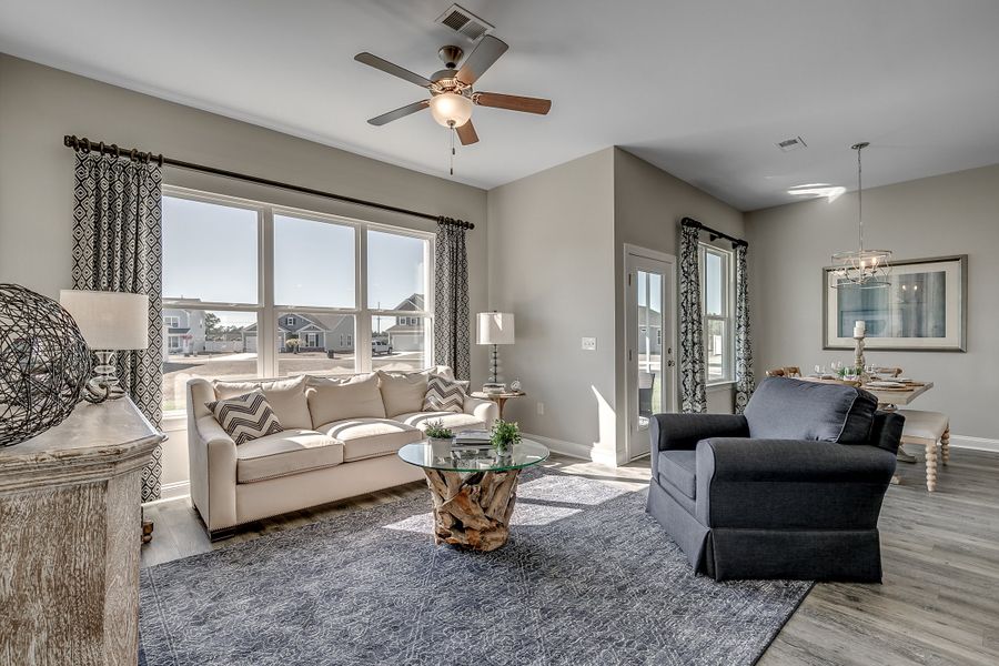 Furnished interior view inside a new home in Marshfield, Longs (Image 8).