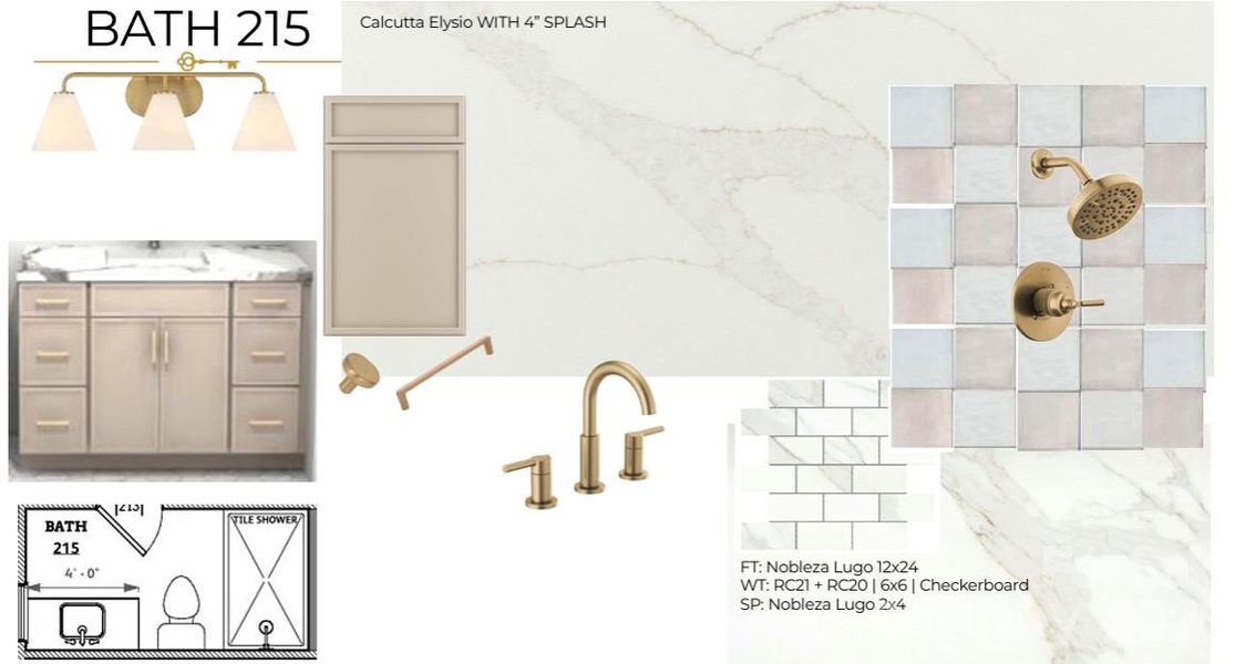 Sample of building materials used in homes in Bella Ridge, Fort Mill (Image 18).