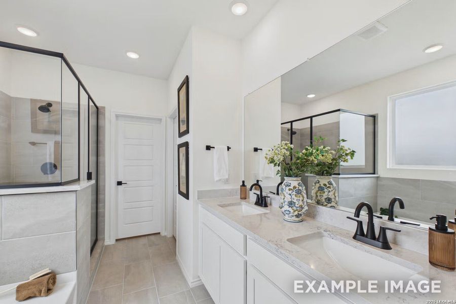 Furnished interior view inside a new home in Morgan Meadows, San Antonio (Image 18).