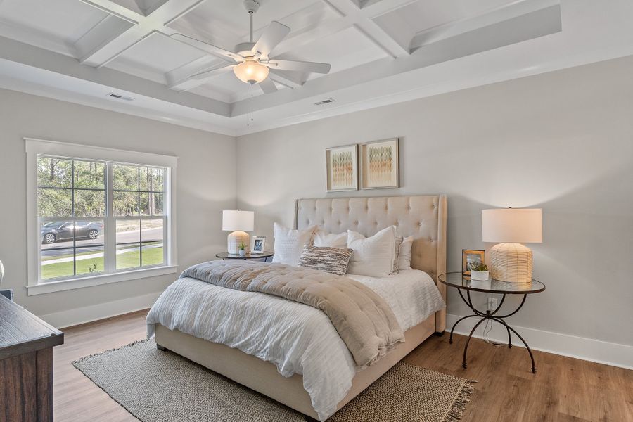 Representative furnished interior of a home built from the Grantville by Bill Clark Homes in The Sanctuary at Sunset Beach, Sunset Beach (Image 18).