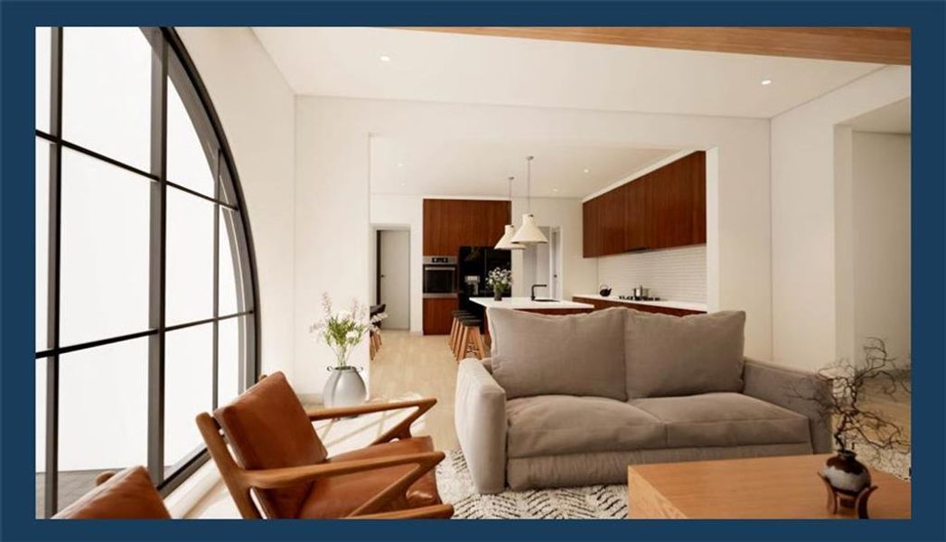 Furnished interior view inside a new home in , Gainesville (Image 19).