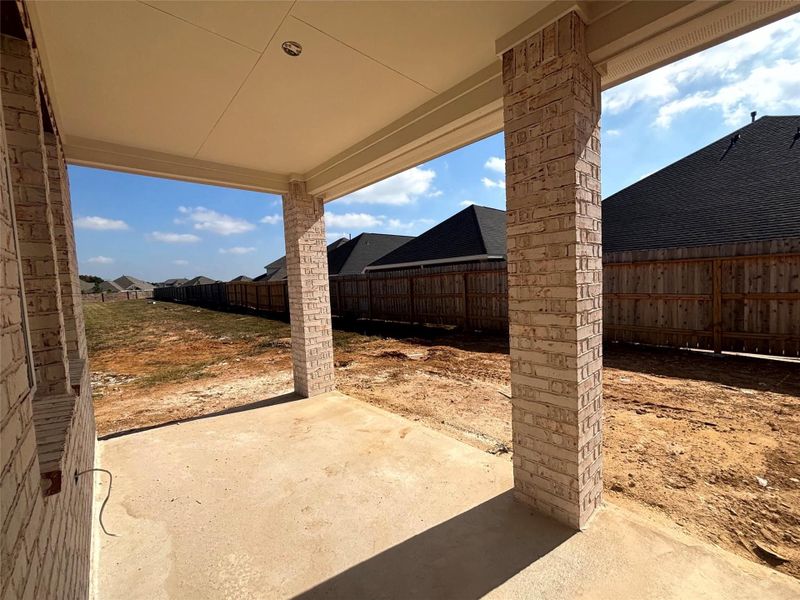 Actual progress of your home.