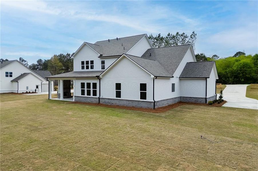 Exterior details and patio area of a home in , Cumming (Image 29).