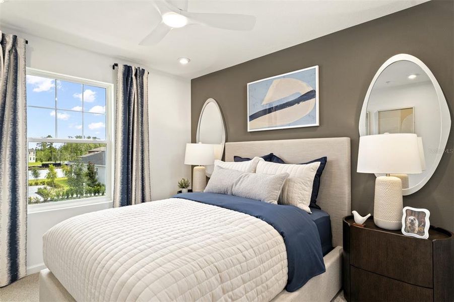 Furnished interior view inside a new home in , Orlando (Image 15).