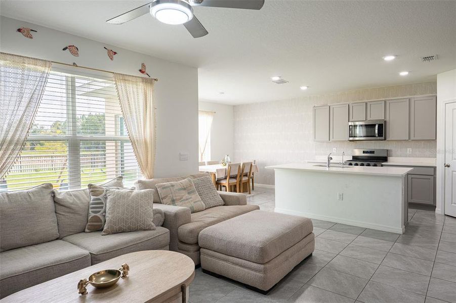 Furnished interior view inside a new home in Northwater at Two Rivers, Zephyrhills (Image 13). Furnished interior view inside a new home in Northwater at Two Rivers, Zephyrhills (Image 13).