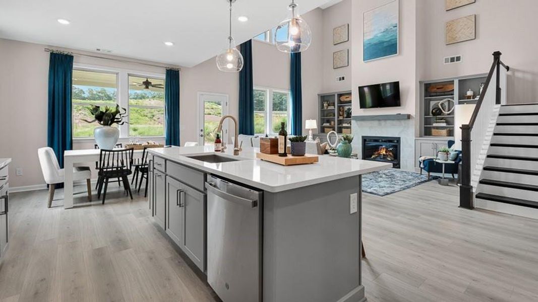 Furnished interior view inside a new home in Stratford Hills, Ball Ground (Image 10). Furnished interior view inside a new home in Stratford Hills, Ball Ground (Image 10).