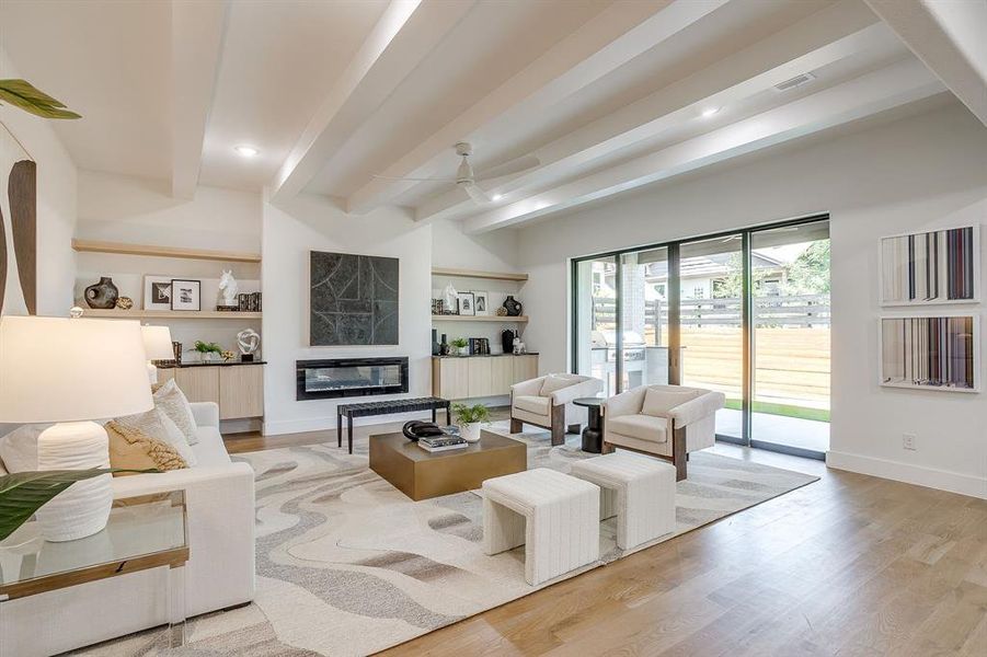 Furnished interior view inside a new home in , Fort Worth (Image 24). Furnished interior view inside a new home in , Fort Worth (Image 24).