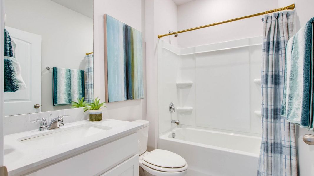 Furnished interior view inside a new home in Nexus South, Gallatin (Image 18).