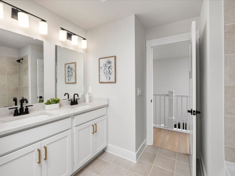 Furnished interior view inside a new home in Crossing at Abner Creek, Greer (Image 6).