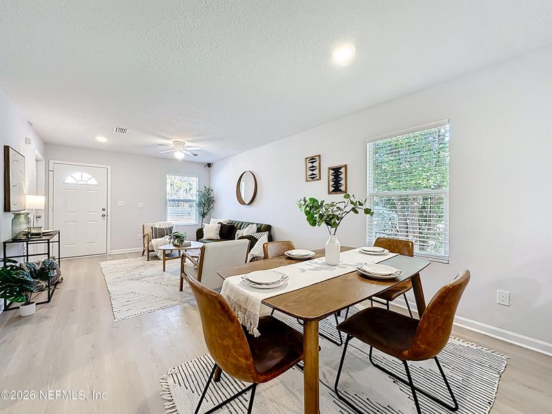 Furnished interior view inside a new home in , Jacksonville (Image 8).