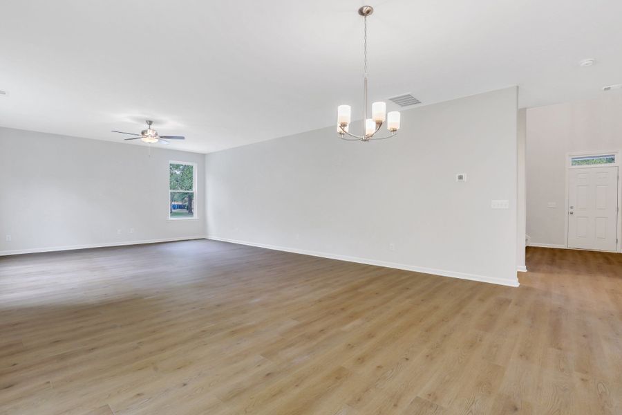 Representative unfurnished interior of a home built from the The Brookhaven by Smith Family Homes in Ramsey Landing, Rincon (Image 23).