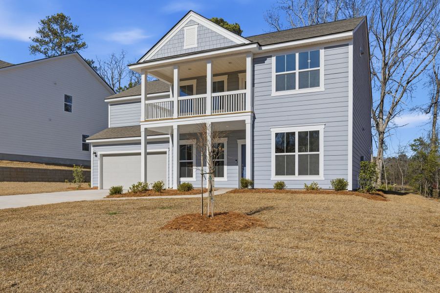 Exterior details and patio area of a home in Carriage Estates, Lexington (Image 22).