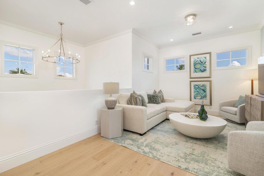 Furnished interior view inside a new home in , West Palm Beach (Image 12).