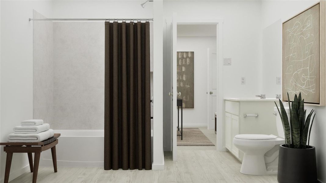 Furnished interior view inside a new home in The Grand Prairie, Hockley (Image 18).