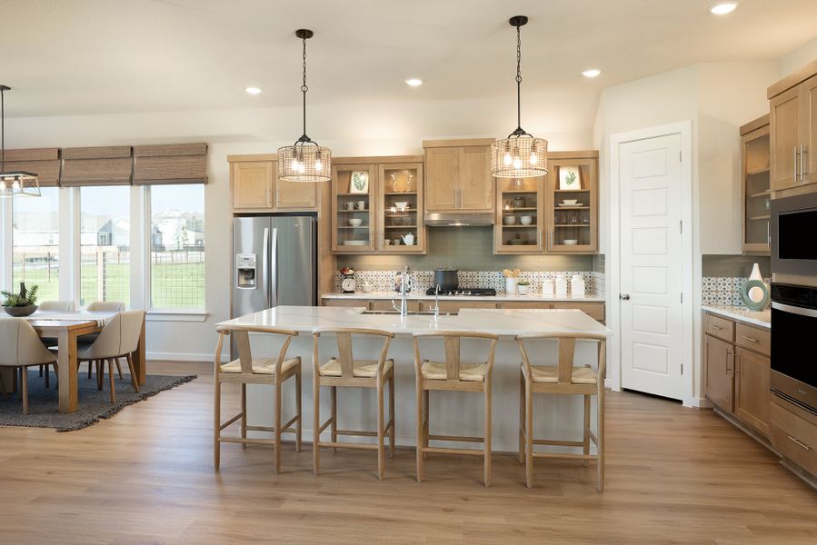 Representative furnished interior of a home built from the Elgin by Scott Felder Homes in Prominence, San Antonio (Image 9). Representative furnished interior of a home built from the Elgin by Scott Felder Homes in Prominence, San Antonio (Image 9).