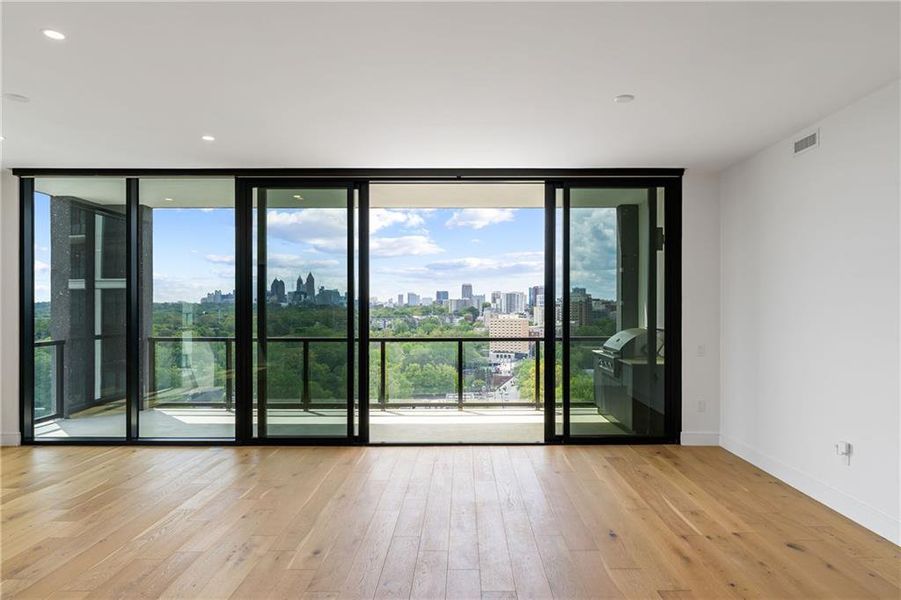 Spacious, unfurnished interior of a new home in The Dillon Buckhead, Atlanta (Image 24).