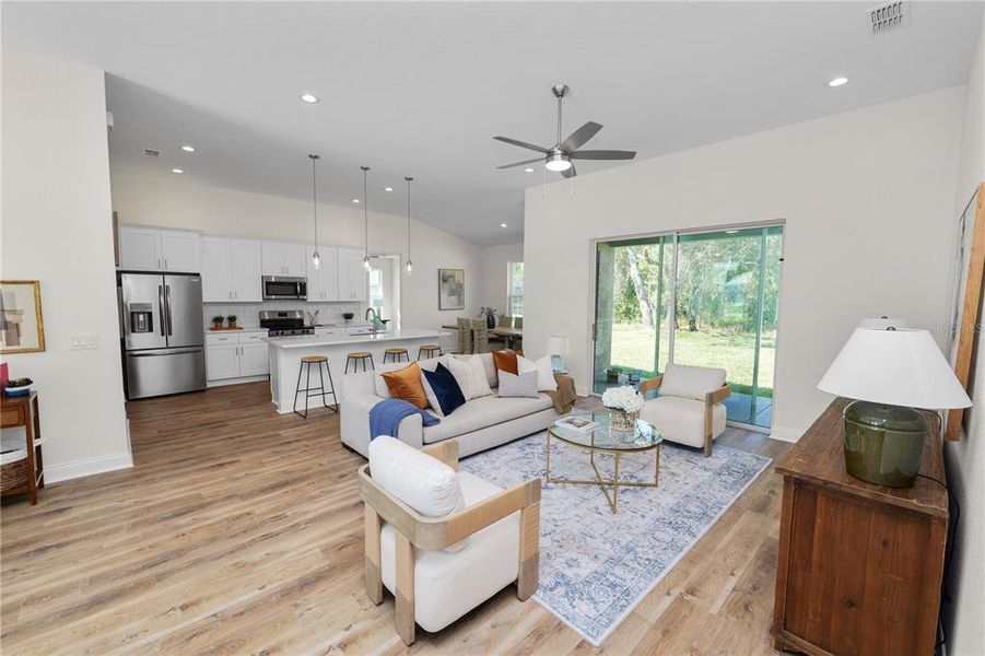 Furnished interior view inside a new home in , Sebring (Image 35). Furnished interior view inside a new home in , Sebring (Image 35).