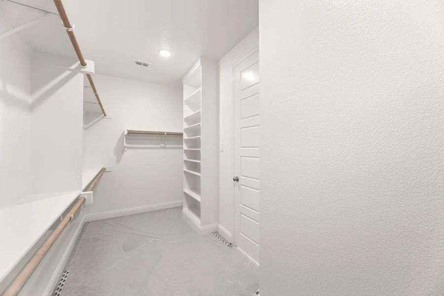 The Maranda B Primary Suite Bedroom Closet