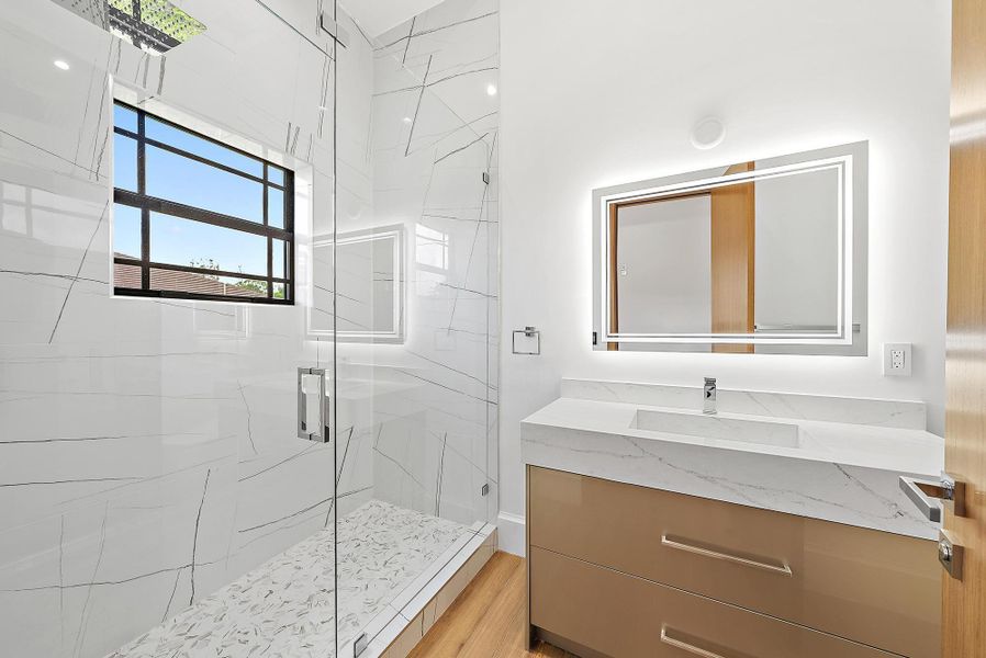 Furnished interior view inside a new home in , West Palm Beach (Image 5).