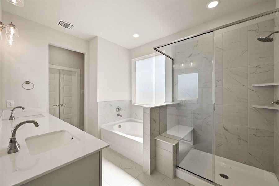 Furnished interior view inside a new home in Saddleback Estates, Boyd (Image 16). Furnished interior view inside a new home in Saddleback Estates, Boyd (Image 16).