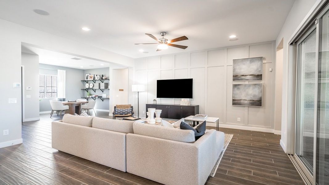Furnished interior view inside a new home in Estrella, Goodyear (Image 13).