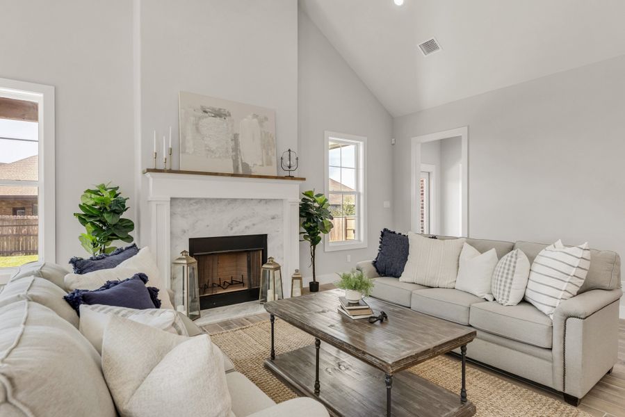 Representative furnished interior of a home built from the The Maggie by Reece Homes in Harvest Meadows, Bryan (Image 41).