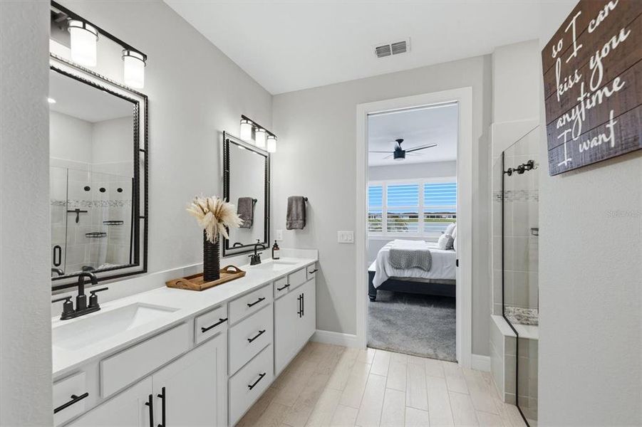 Furnished interior view inside a new home in , Parrish (Image 30).