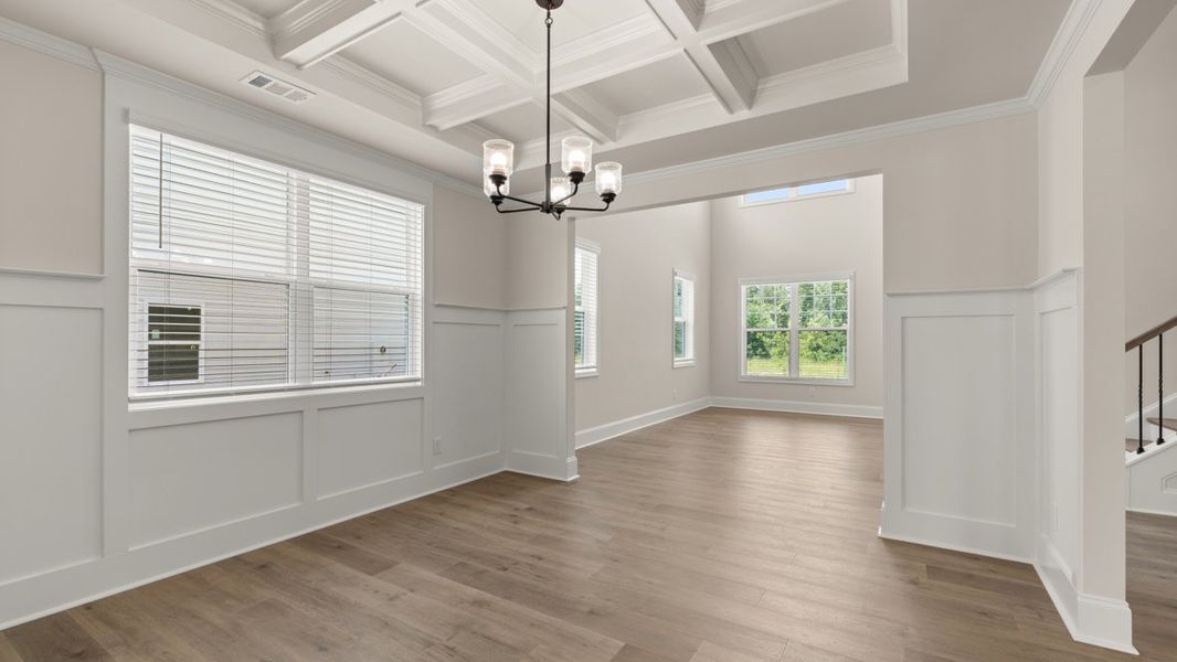 Representative unfurnished interior of a home built from the Westerly by D.R. Horton in Butner Estates, South Fulton (Image 15). Representative unfurnished interior of a home built from the Westerly by D.R. Horton in Butner Estates, South Fulton (Image 15).