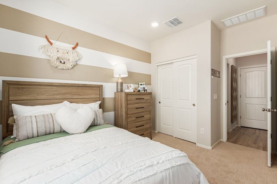 Representative furnished interior of a home built from the Hermosa by Courtland Communities in Maple at North Copper Canyon, Surprise (Image 9).