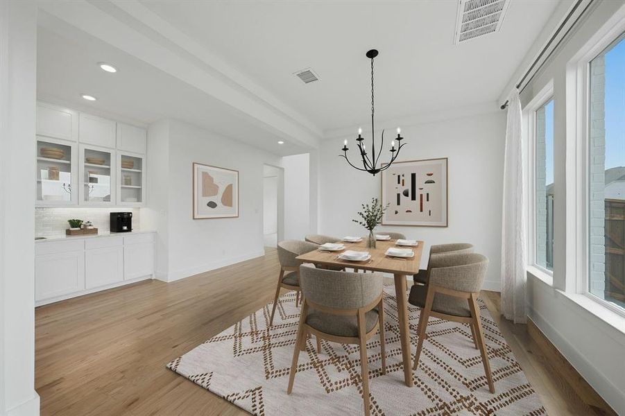 Furnished interior view inside a new home in , Prosper (Image 18).