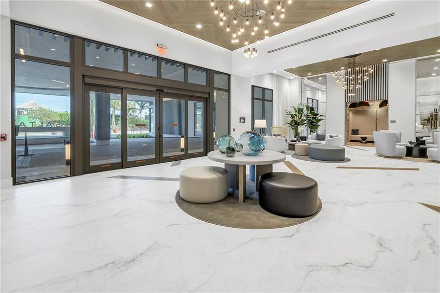 Furnished interior view inside a new home in , St. Petersburg (Image 20).