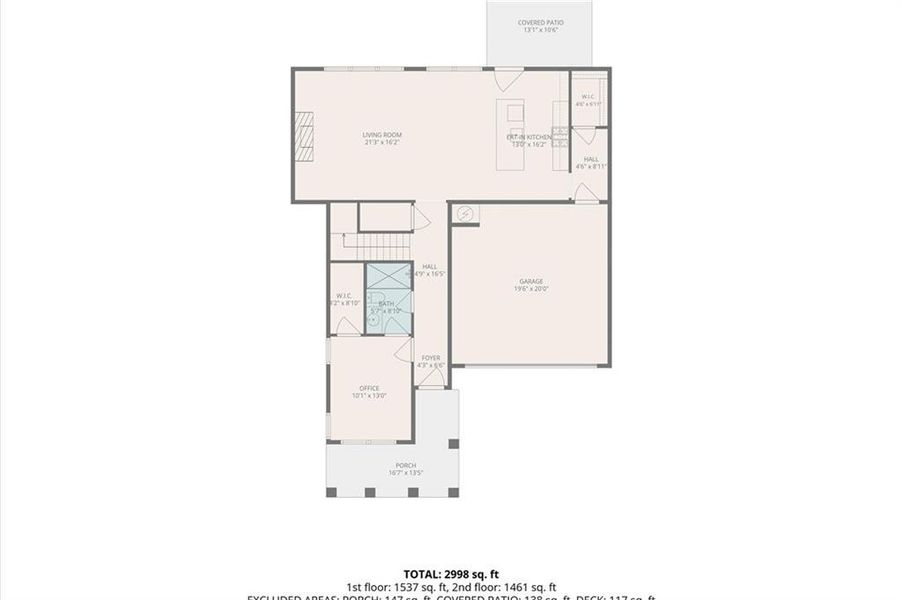 2D floor plan layout of this home in , Covington, GA (Image 32).