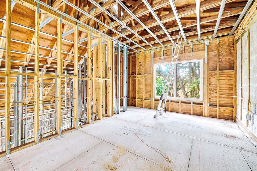 In-progress construction of a new home in , Fort Lauderdale, FL (Image 40).