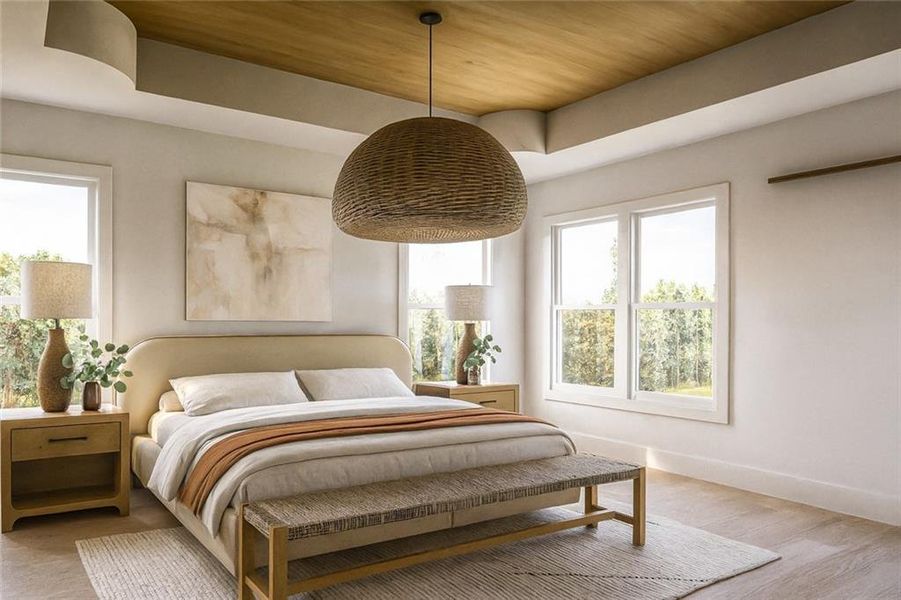 Furnished interior view inside a new home in Echo at Crabapple, Milton (Image 6).