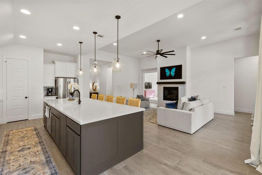 Furnished interior view inside a new home in , Lavon (Image 4). Furnished interior view inside a new home in , Lavon (Image 4).