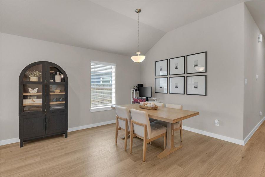 Furnished interior view inside a new home in Mustang Crossing, Alvin (Image 16).