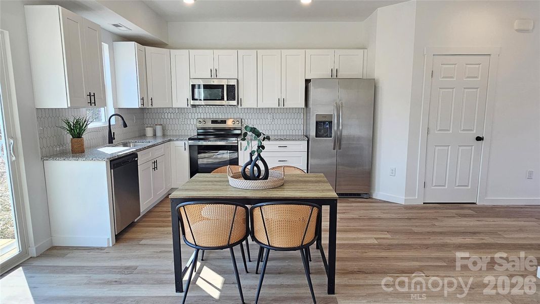 Furnished interior view inside a new home in , Hickory (Image 12).