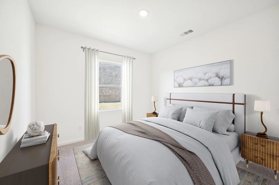 Representative furnished interior of a home built from the Firefly by Starlight Homes in Ashland, Angleton (Image 9).