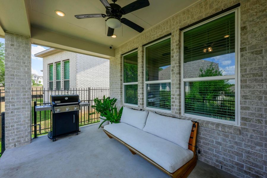 Furnished interior view inside a new home in , Kyle (Image 17).