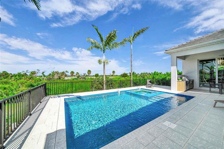 Exterior details and patio area of a home in Legends Bay, Bradenton (Image 35). Exterior details and patio area of a home in Legends Bay, Bradenton (Image 35).