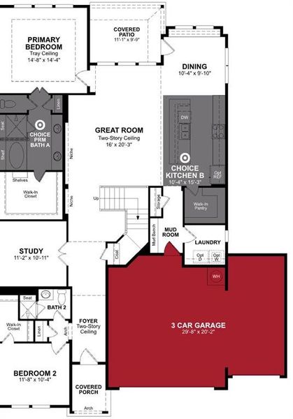 Beazer Homes Goodland Summerfield plan