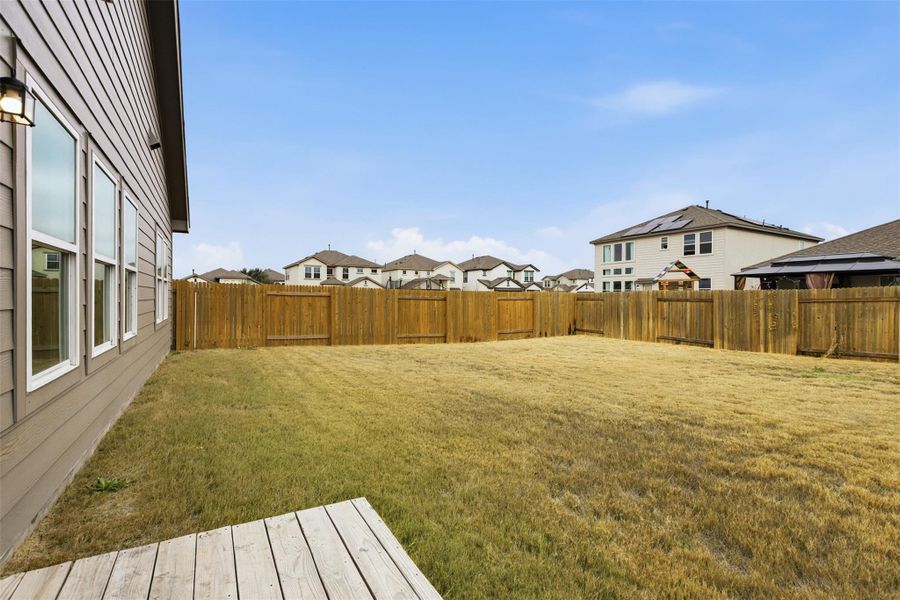 Exterior details and patio area of a home in Butler Farms, Liberty Hill (Image 19).