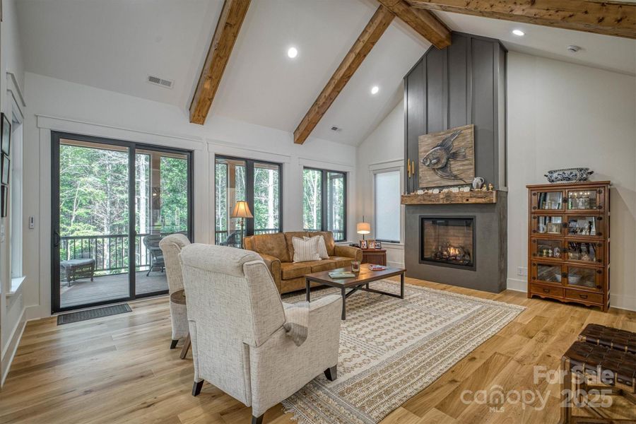 Furnished interior view inside a new home in , Morganton (Image 25).