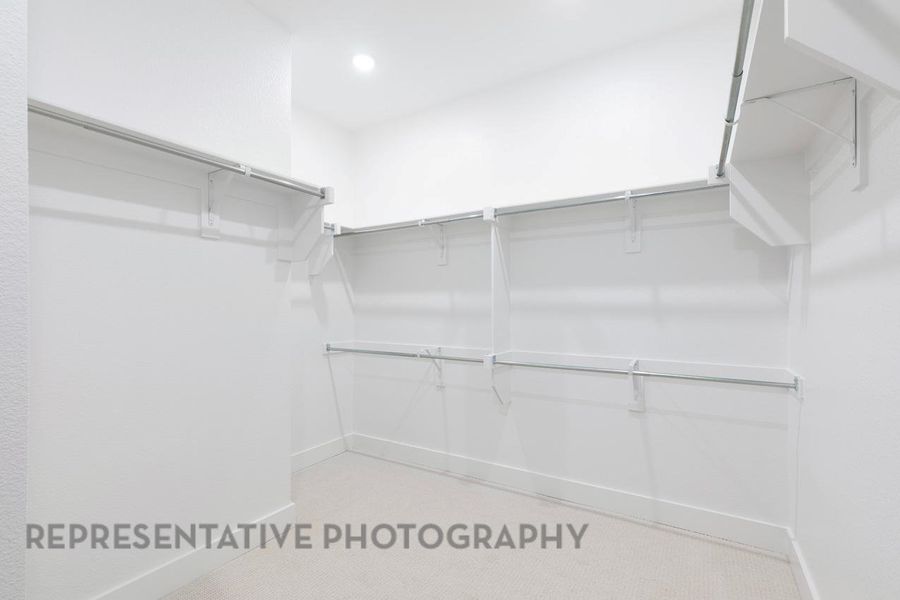 Spacious, unfurnished interior of a new home in Lariat: 50ft. lots, Liberty Hill (Image 23).