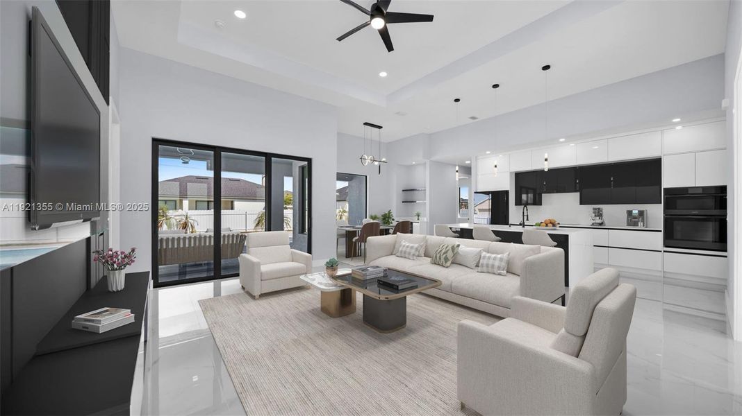 Furnished interior view inside a new home in , Cape Coral (Image 38).