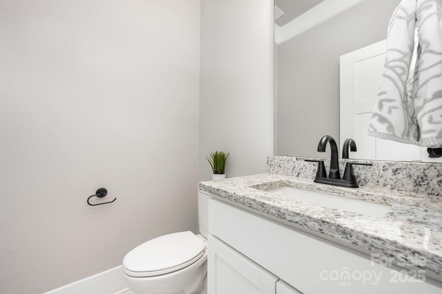 Half bath on main floor Half bath on main floor