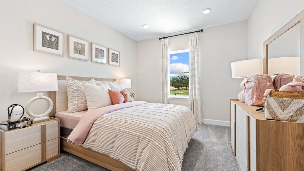 Representative furnished interior of a home built from the Palm by Taylor Morrison in Firethorn, Parrish (Image 18).